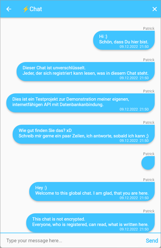 Flash Chat